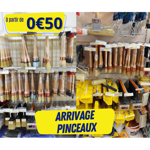 ARRIVAGE PINCEAUX