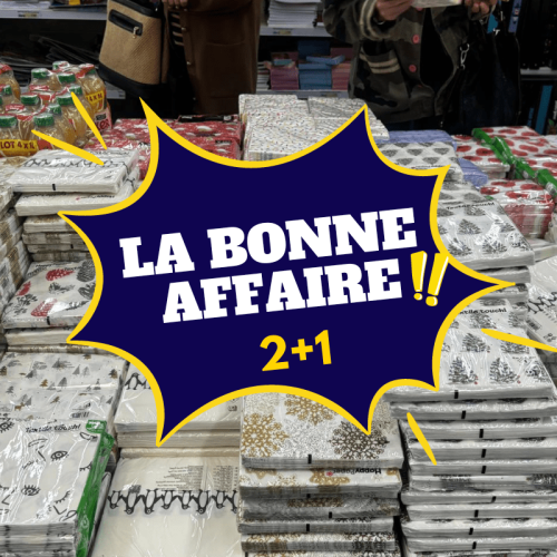 MAXI ARRIVAGES SERVIETTES...