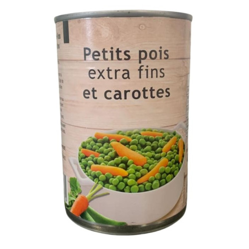 Petits pois et carottes