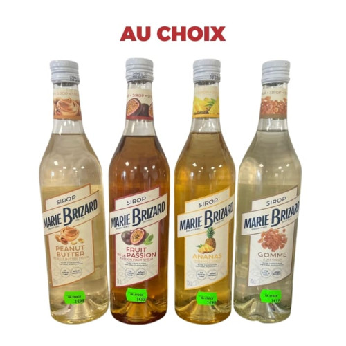MARIE BRIZARD - Sirop AU CHOIX