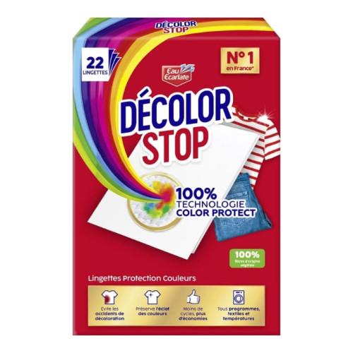 DÉCOLOR STOP - Lingettes x22