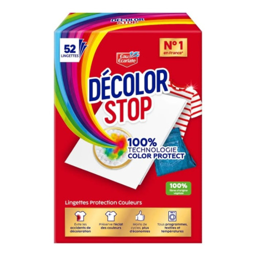 DÉCOLOR STOP - Lingettes x52