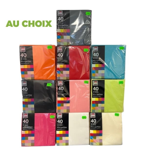 COTE DECO - Serviettes 2 Plis