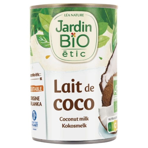 JARDIN BIO - Lait de coco
