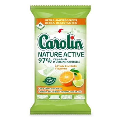 CAROLIN - Lingettes nature...
