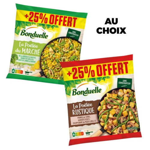 BONDUELLE - Poêlée AU CHOIX