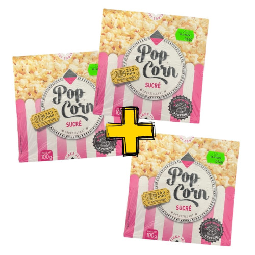 Popcorn sucré popbox