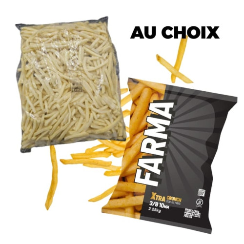 Frites surgelées AU CHOIX