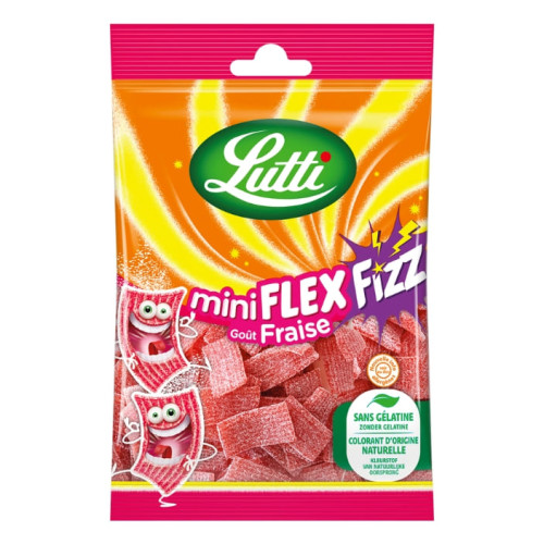 LUTTI - Mini Flex Fizz Fraise