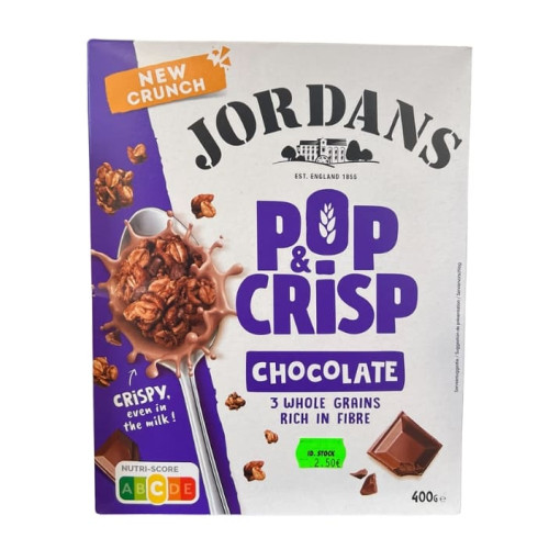JORDANS - Pop & Crisp Chocolat
