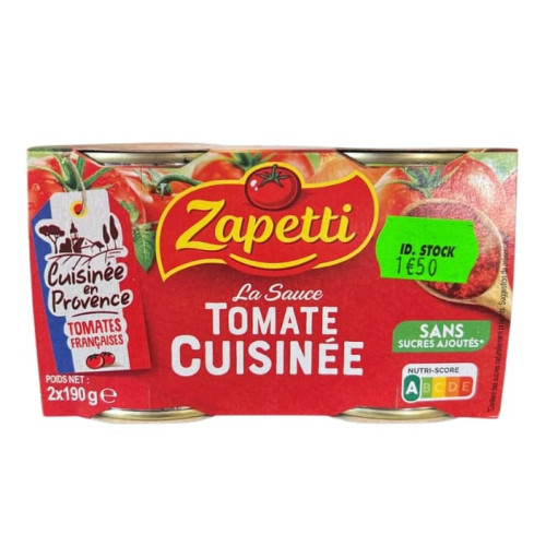 ZAPETTI - Ma sauce tomate...