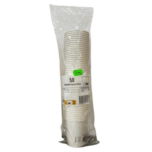 Gobelets en Carton Blanc