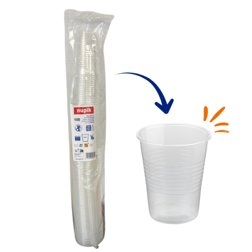 NUPIK - Gobelets x100 200ml