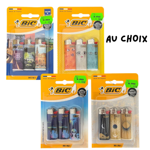 BIC - Briquets Mini AU CHOIX